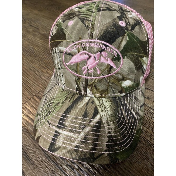 DUCK COMMANDER CAMOUFLAGE PINK HAT CAP DUCK DYNASTY WOMENS LADIES MENS - Picture 2 of 5